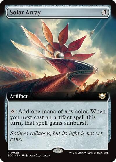 Solar Array (Extended Art) (Commander: Edge of Eternities) Light Play