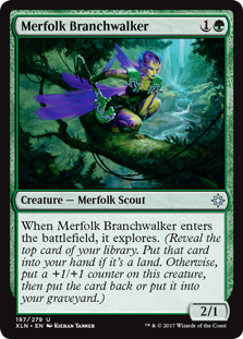 Merfolk Branchwalker (Ixalan) Light Play Foil