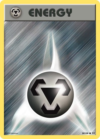 Metal Energy (XY - Evolutions) Damaged / Poor