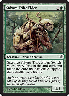 Sakura-Tribe Elder (Commander 2013 Edition) Light Play