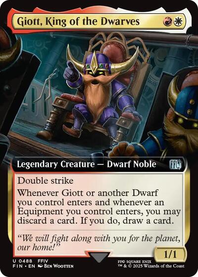 Giott, King of the Dwarves (Extended Art) (Universes Beyond: FINAL FANTASY) Light Play