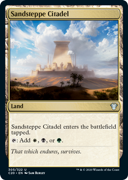 Sandsteppe Citadel (Commander 2020 Ikoria) Light Play