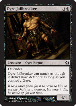 Ogre Jailbreaker (Return to Ravnica) Light Play