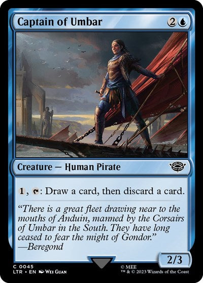 Captain of Umbar (Universes Beyond: The Lord of the Rings: Tales of Middle-earth) Light Play
