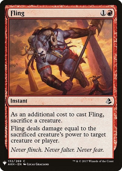 Fling (Mystery Booster) Light Play