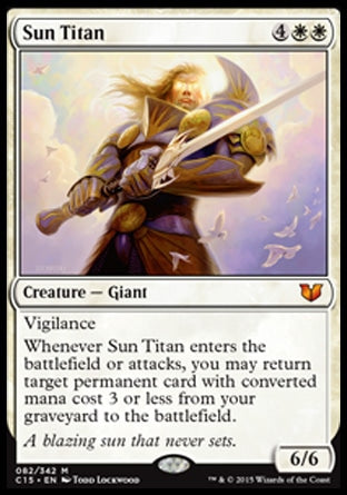 Sun Titan (Commander 2015) Damaged / Poor