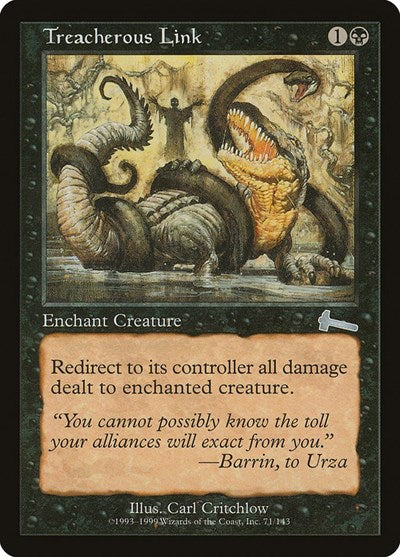 Treacherous Link (Urza's Legacy) Light Play