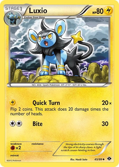 Luxio (45) (Next Destinies) Medium Play
