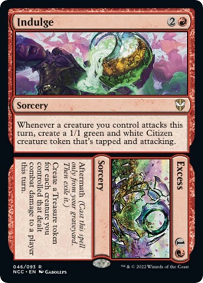 Indulge // Excess (Commander: Streets of New Capenna) Light Play