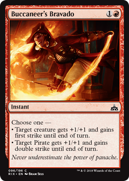 Buccaneer's Bravado (Rivals of Ixalan) Light Play Foil