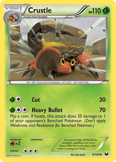 Crustle (Dark Explorers) Light Play Reverse Holofoil