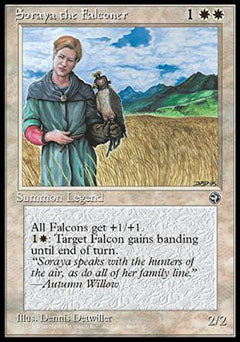 Soraya the Falconer (Homelands) Medium Play