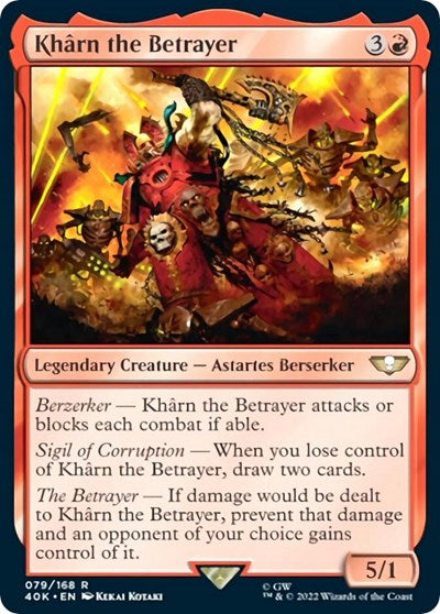 Kharn the Betrayer (Universes Beyond: Warhammer 40K) Near Mint