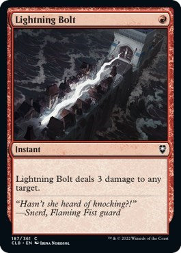 Lightning Bolt (Commander Legends: Battle for Baldur's Gate) Light Play Foil