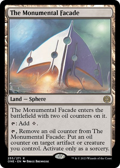 The Monumental Facade (Phyrexia: All Will Be One) Light Play