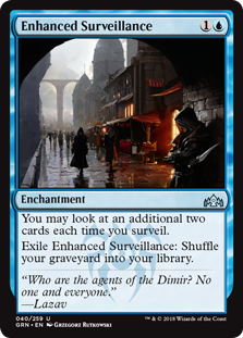Enhanced Surveillance (Guilds of Ravnica) Light Play Foil