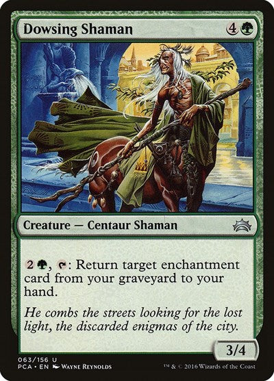 Dowsing Shaman (Planechase Anthology) Light Play