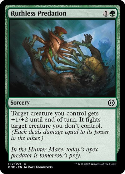 Ruthless Predation (Phyrexia: All Will Be One) Light Play