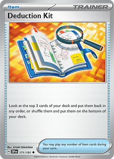 Deduction Kit (SV08: Surging Sparks) Light Play