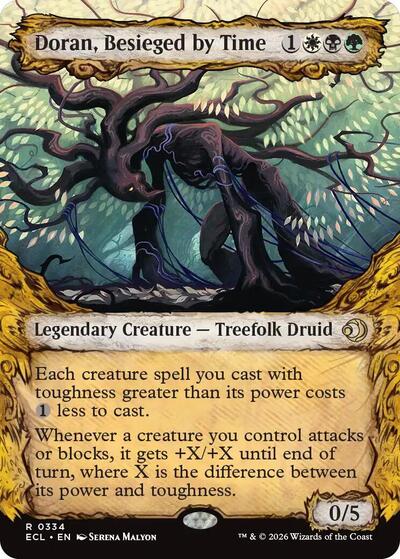 Doran, Besieged by Time (Showcase) (Lorwyn Eclipsed) Light Play Foil