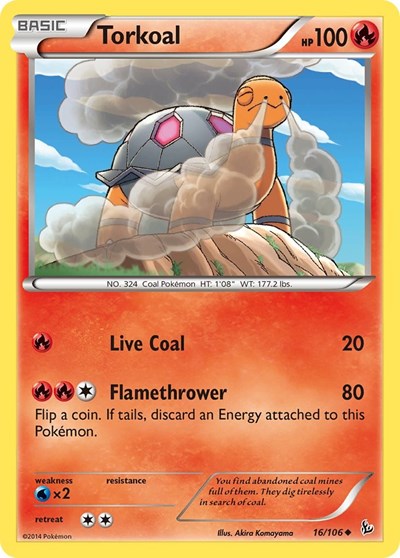 Torkoal (XY - Flashfire) Light Play