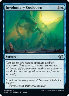 Involuntary Cooldown (The Brothers' War) Light Play