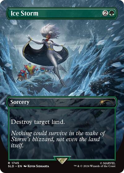 Ice Storm (Secret Lair) Light Play