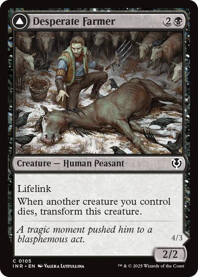 Desperate Farmer (Innistrad Remastered) Light Play Foil
