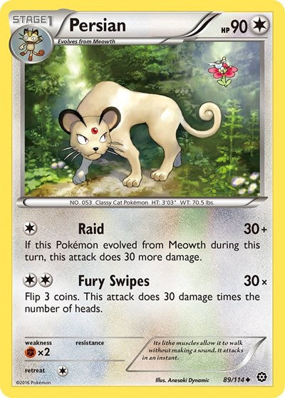 Persian (XY - Steam Siege) Medium Play