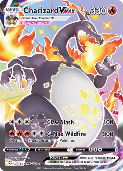 Charizard VMAX (Shining Fates: Shiny Vault) Light Play