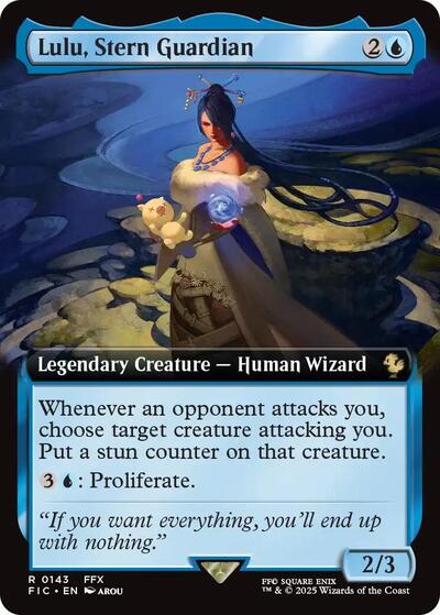 Lulu, Stern Guardian (Extended Art) (Commander: FINAL FANTASY) Light Play