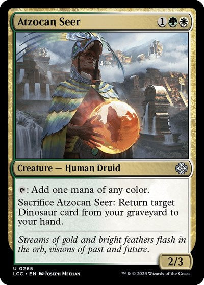 Atzocan Seer (Commander: The Lost Caverns of Ixalan) Damaged / Poor