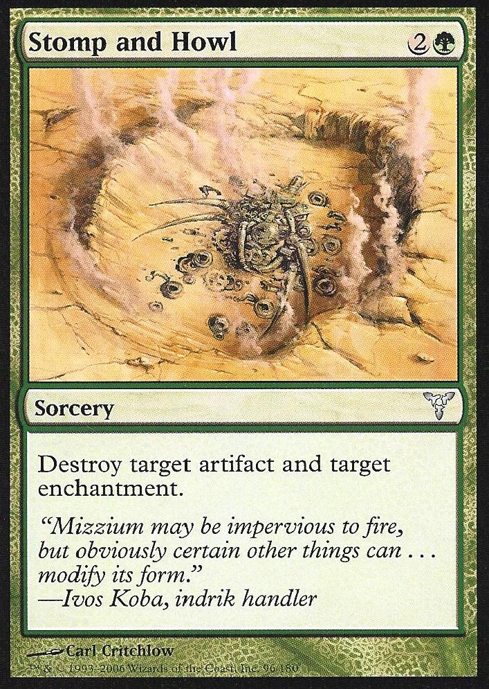 Stomp and Howl (Dissension) Medium Play Foil
