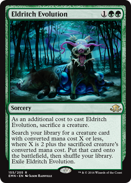 Eldritch Evolution (Eldritch Moon) Light Play Foil