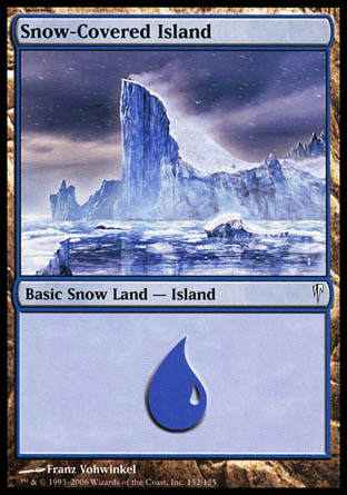 Snow-Covered Island (Coldsnap) Light Play