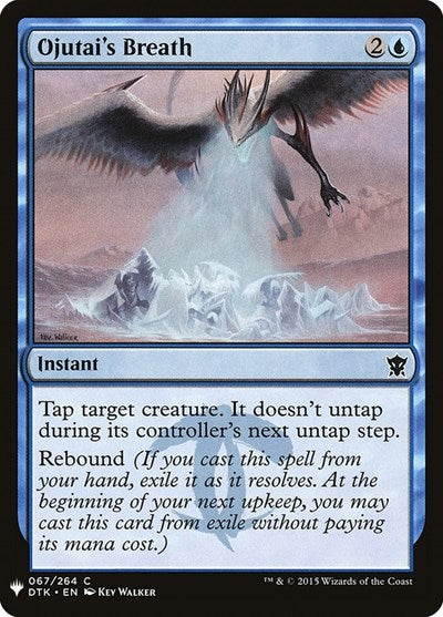 Ojutai's Breath (Mystery Booster) Light Play