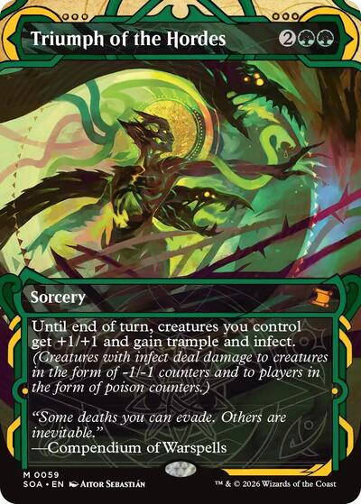 Triumph of the Hordes (Secrets of Strixhaven: Mystical Archive) Light Play Foil