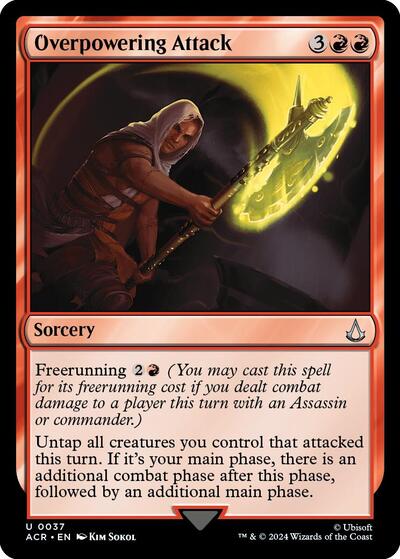 Overpowering Attack (Universes Beyond: Assassin's Creed) Near Mint