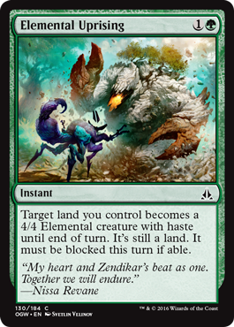 Elemental Uprising (Oath of the Gatewatch) Light Play Foil