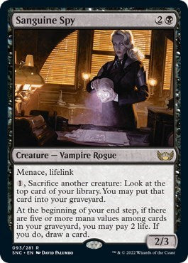Sanguine Spy (Streets of New Capenna) Light Play
