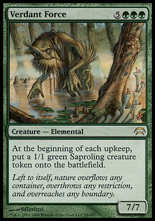 Verdant Force (Planechase) Medium Play