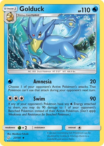 Golduck (SM - Team Up) Medium Play
