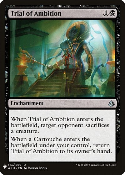 Trial of Ambition (Mystery Booster) Light Play