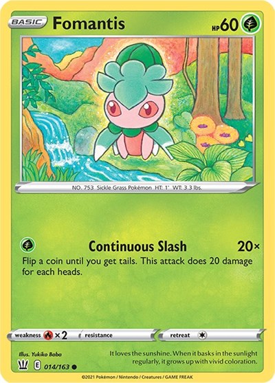 Fomantis (SWSH05: Battle Styles) Light Play