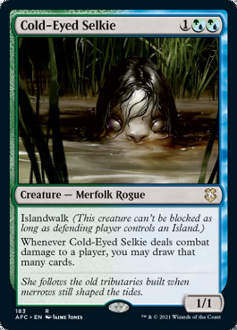 Cold-Eyed Selkie (Commander 2021 Forgotten Realms) Light Play