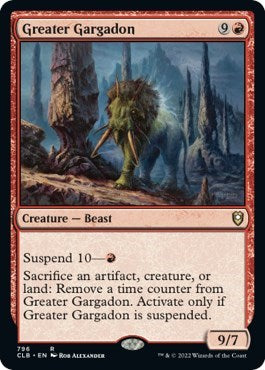 Greater Gargadon (Commander Legends: Battle for Baldur's Gate) Light Play
