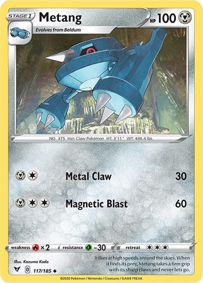 Metang (SWSH04: Vivid Voltage) Light Play