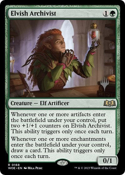 Elvish Archivist (Promo Pack: Wilds of Eldraine) Light Play