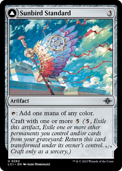 Sunbird Standard (The Lost Caverns of Ixalan) Light Play Foil