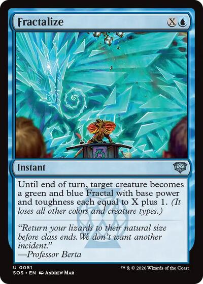 Fractalize (Secrets of Strixhaven) Light Play